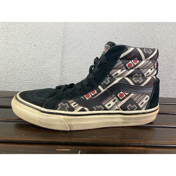 NES Nintendo Controller Vans‎ Shoes High Top Exclusive 721277 Mens 5.5 Womens 7 - Picture 5 of 14